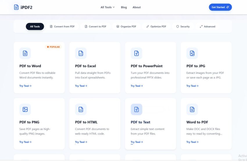  iPDF2 Review: The Ultimate Online PDF Tool Suite