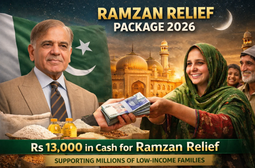  Prime Minister Ramzan Package 2026: Rs 13,000 Relief – Check Eligibility Online Instantly (PM Ramzan Relief Package 2026)